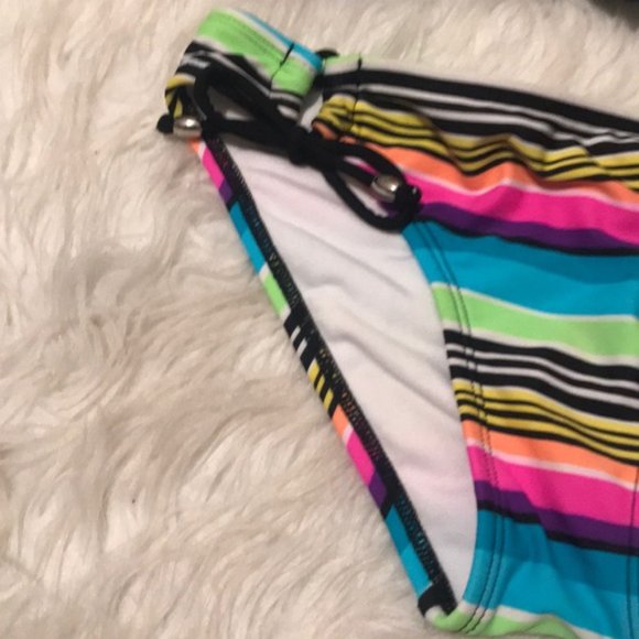 BUNDLE 2 ITEMS FOR $10 Hobie Multi Color Bandeau Bikini Size Small - Picture 4 of 5